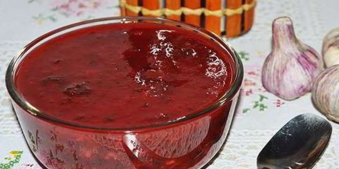 Рецепт соуса ткемали из красной сливы