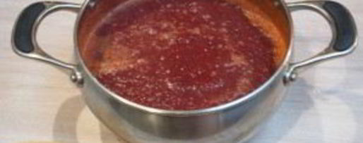 Шаг 2: соуса ткемали с красной сливой