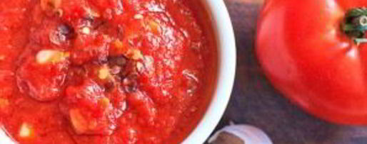 Шаг 3: соуса ткемали с помидорами