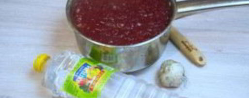 Шаг 2: соуса ткемали с синей сливой