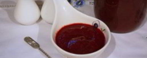 Шаг 3: соуса ткемали с синей сливой