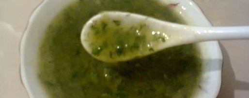 Шаг 11: соуса зеленого ткемали