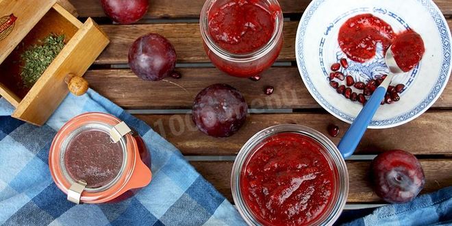 Рецепт ткемали из красной сливы