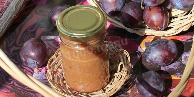 Рецепт ткемали из синих слив на зиму