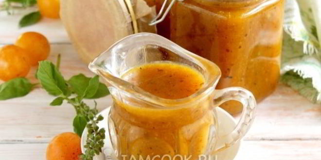 Рецепт ткемали из желтой алычи