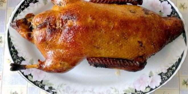 Рецепт утки в соусе ткемали с медом