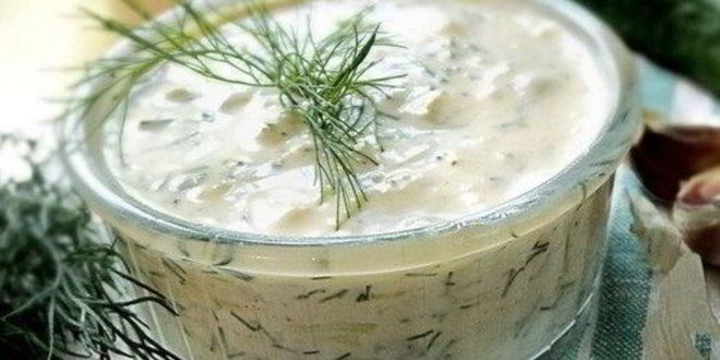 Рецепт соуса цацики из йогурта с огурцом