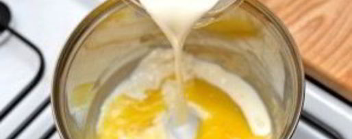 Шаг 2: молочно-сырного соус