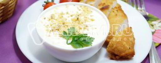 Шаг 4: сырного соуса с чесноком