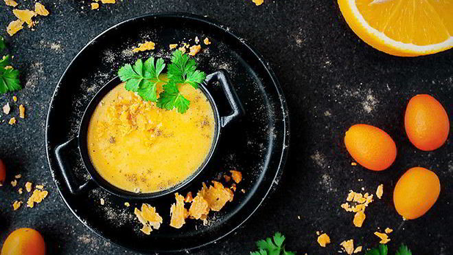 Рецепт Заварного сырного соуса с апельсинами