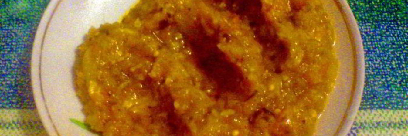 Рецепт Зеленого соуса кисло-сладкий из алычи