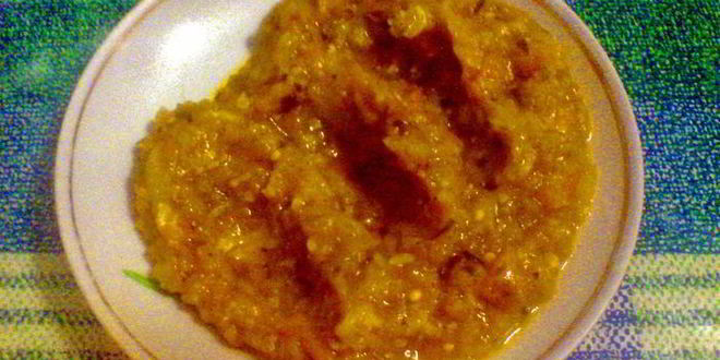 Рецепт зеленого соуса кисло-сладкий из алычи