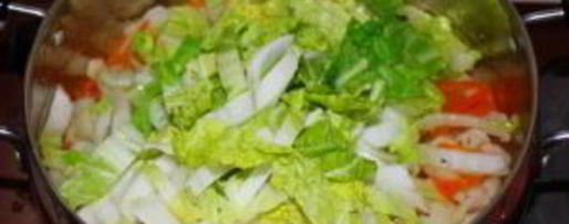 Шаг 1: белого супа с морепродуктами