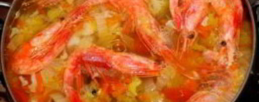 Шаг 4: белого супа с морепродуктами