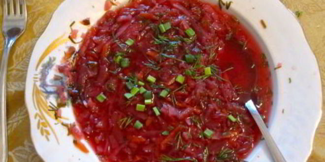 Рецепт бабушкиного борща