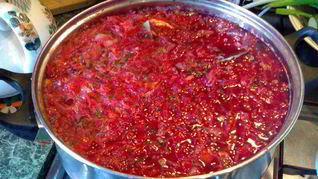 Рецепт Борща без мяса