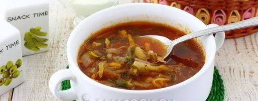 Шаг 12: борща из свежей капусты