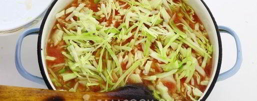 Шаг 8: борща из свежей капусты