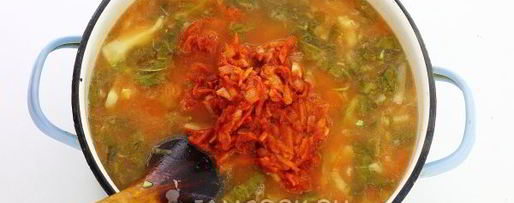 Шаг 10: борща из свежей капусты