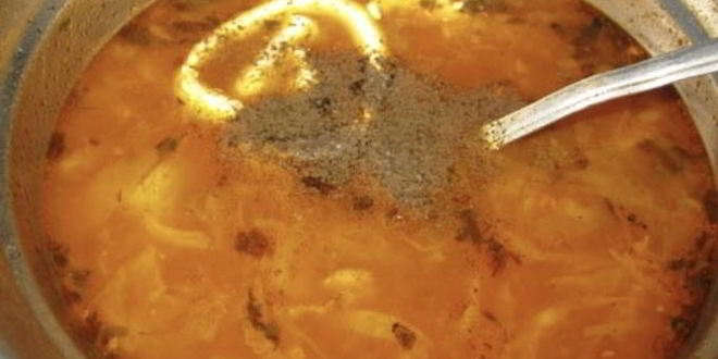 Рецепт борща на тушенке