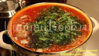 Рецепт Борща постного