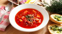 Рецепт Борща с белыми грибами