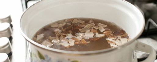 Шаг 3: борща с белыми грибами