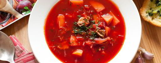 Шаг 8: борща с белыми грибами