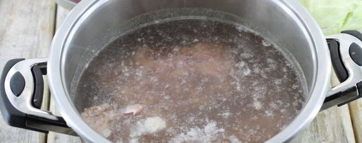 Шаг 1: борща с говядиной