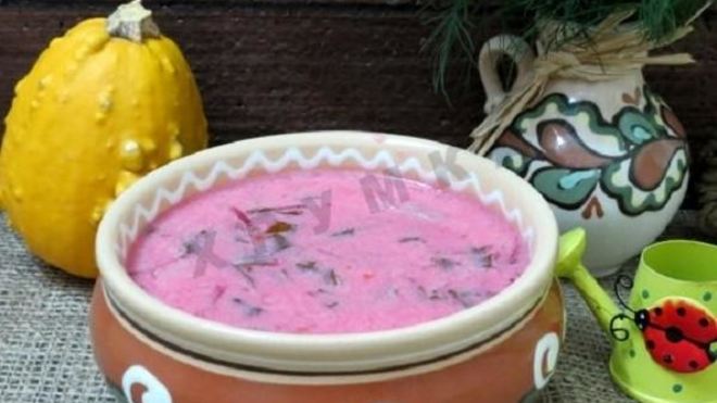 Рецепт Борща с грибами и черемшой