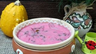 Рецепт Борща с грибами и черемшой