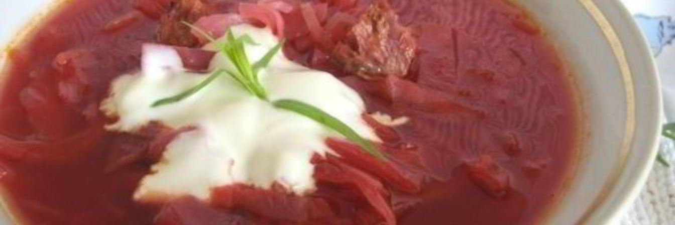 Рецепт Борща с копчеными ребрышками