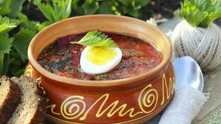 Рецепт Борща с крапивой