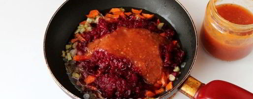 Шаг 8: борща с куриными крылышками