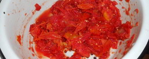 Шаг 5: борща с курицей и бочковыми помидорами