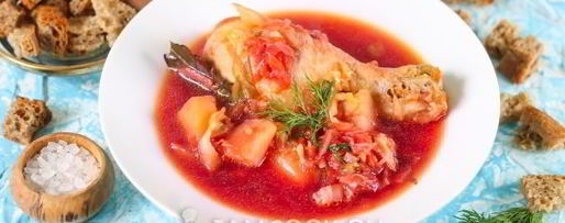 Шаг 10: борща с курицей в мультиварке