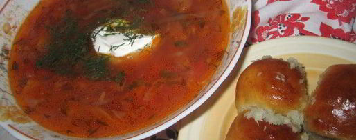 Шаг 19: борща с пампушками