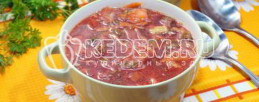 Шаг 11: борща со щавелем