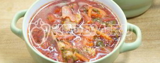 Шаг 10: борща со щавелем