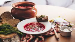 Рецепт Борща в горшочке