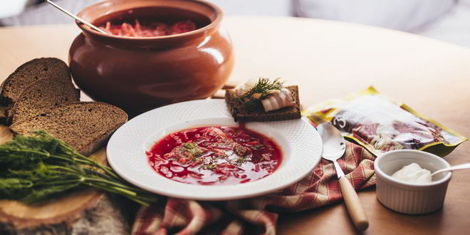 Рецепт борща в горшочке