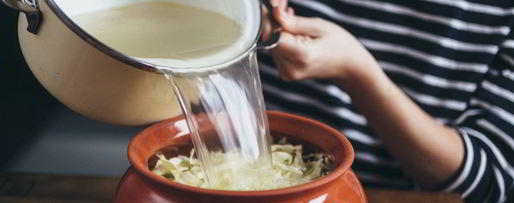 Шаг 5: борща в горшочке