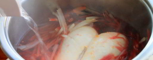 Шаг 6: борща в кастрюле zepter