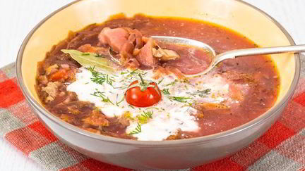 Рецепт Чечевичного постного борща