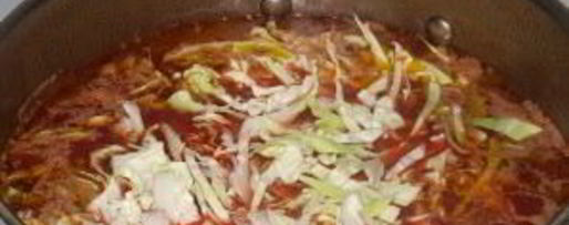 Шаг 8: капустного борща