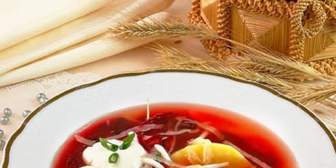 Рецепт холодного борща с фасолью