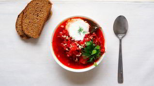 Рецепт Холодного борща с хреном