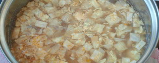 Шаг 4: постного борща с фасолью и толстолобиком в томате