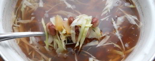 Шаг 4: постного борща с килькой и фасолью