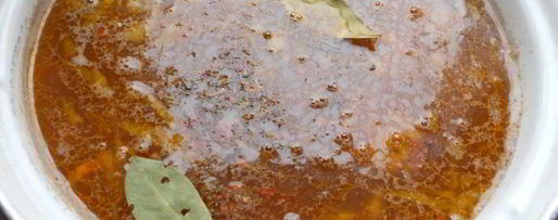 Шаг 6: постного борща с килькой и фасолью